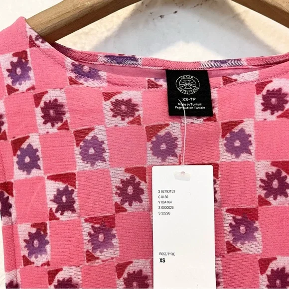 Urban Outfitters XS Dress Mesh Pink Ruched Extra Small UO - Picture 8 of 11